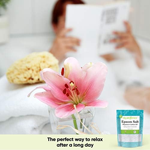 Sky Organics Epsom Salt – 100% Pure Magnesium Sulfate, USP Grade, Kosher 3