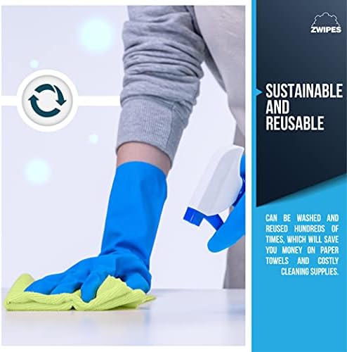 Zwipes 924 Microfiber Cleaning Cloths, 24 Pack 5