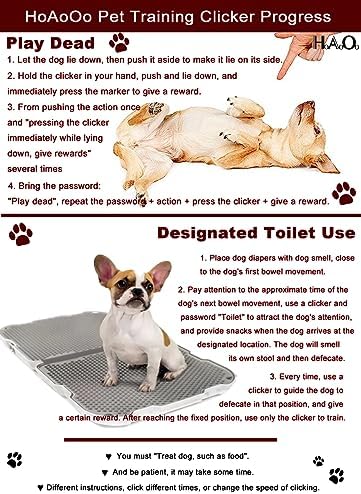 HoAoOo Pet Training Clicker with Wrist Strap – Dog Training Clickers 6