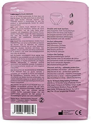 Amazon Basic Care lady pants plus Medium – 28 Count (4 Packs of 7), White 3