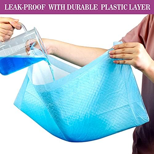 IMMCUTE Dog Pee Pads Extra Large 28″x34″, X-Large Training Puppy Pee Pads Super 3