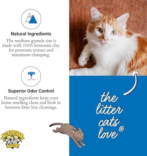 Dr. Elsey’s Premium Clumping Cat Litter – Ultra – 99.9% Dust-Free, Low Tracking 4