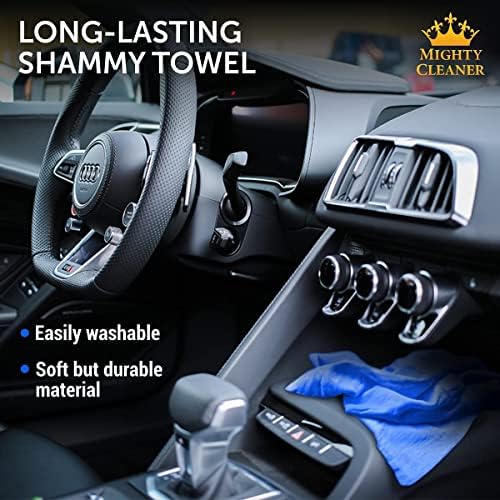 Premium 2pk + 1 Free Shammy Cloth for Car Drying – (26″x17″) – Super Absorbent 4