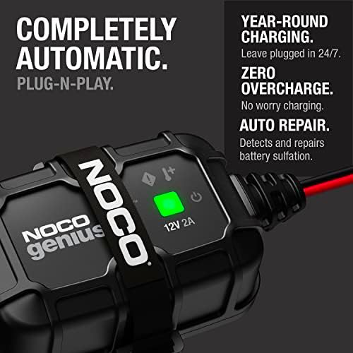 NOCO GENIUS2D, 2A Direct-Mount Onboard Car Battery Charger, 12V Automotive 5