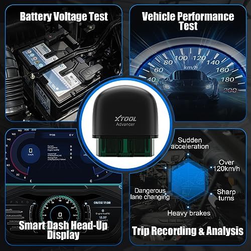 XTOOL Advancer AD20 Pro Wireless OBD2 Scanner Diagnostic Tool Fits 5