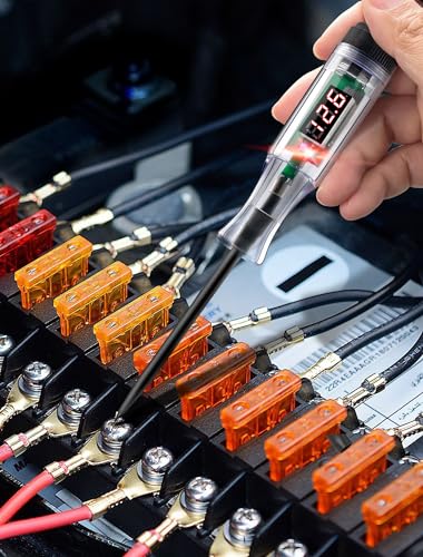 WINAMOO Test Light Automotive 5-90V Digital LED Circuit Tester 7