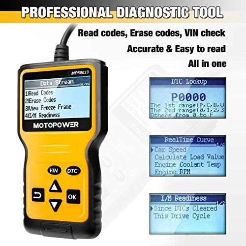 MOTOPOWER MP69033 Car OBD2 Scanner Code Reader 4