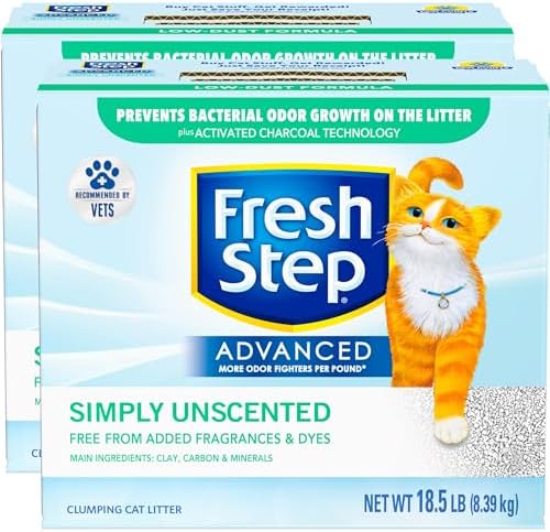 Fresh Step Clumping Cat Litter, Advanced, Simply Unscented, Extra Large 8