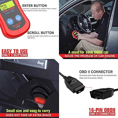 Autel MS300 OBD2 Scanner Code Reader, Turn Off Check Engine Light, Read & Erase 5