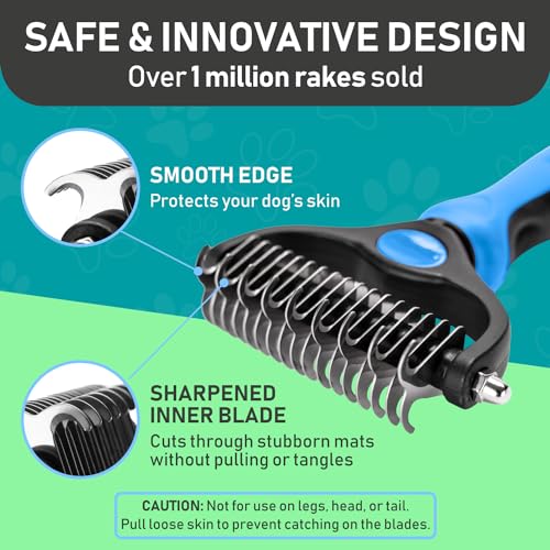 Maxpower Planet Pet Grooming Brush – Double Sided Shedding 6