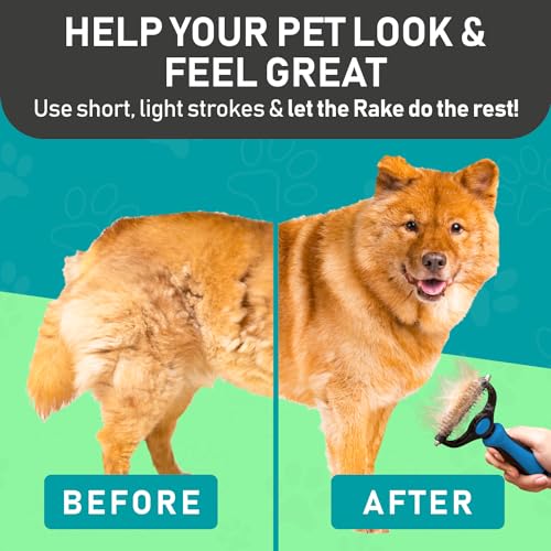 Maxpower Planet Pet Grooming Brush – Double Sided Shedding 7