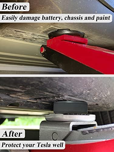 SYOAUTO Jack Pad for Tesla Model 3/Y/S/X Tesla Pucks Rubber 3