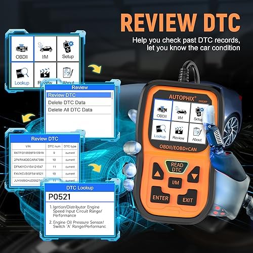 AUTOPHIX OBD2 Scanner Enhanced OM126P Vehicle Code Reader Auto Diagnostic Scan 8