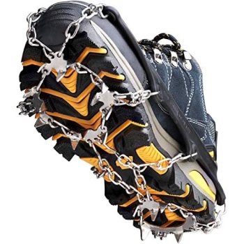 Crampons Ice Cleats Traction Snow Grips for Boots Shoes Women Men Kids Anti Slip