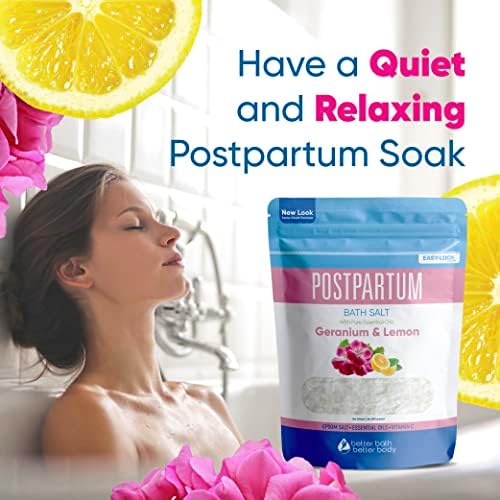 Postpartum Sitz Bath Soak (2 Lbs) Postpartum Care for New Moms Bath Salt 8