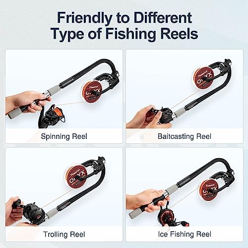 Piscifun Fishing Line Spooler, No Line Twist Spooling Station System 3