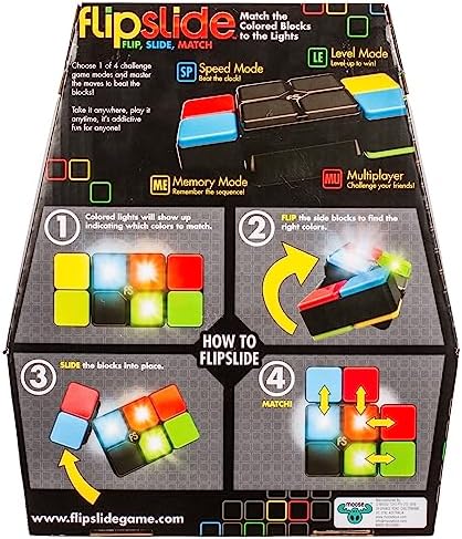 Flipslide Game – Electronic Handheld Game | Addictive Multiplayer Puzzle Game 10