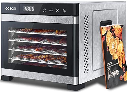 COSORI Food Dehydrator (50 Recipes) for Jerky, Vegetables Fruit, Meat