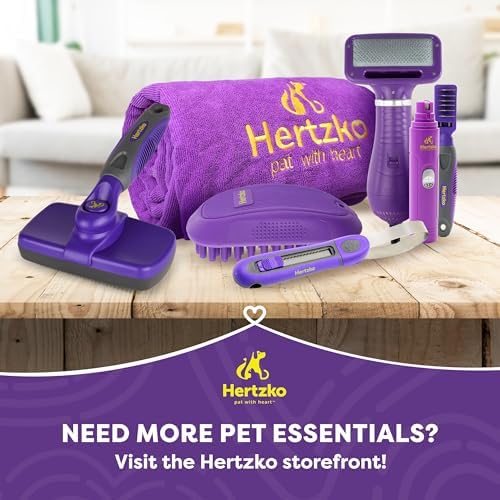 Hertzko Dog & Cat Brush, Dog Brush for Shedding, Cat & Dog Grooming 9