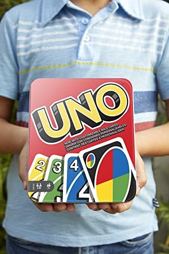 Mattel Games UNO Card Game for Family Night, Travel Game & Gift for Kids 2