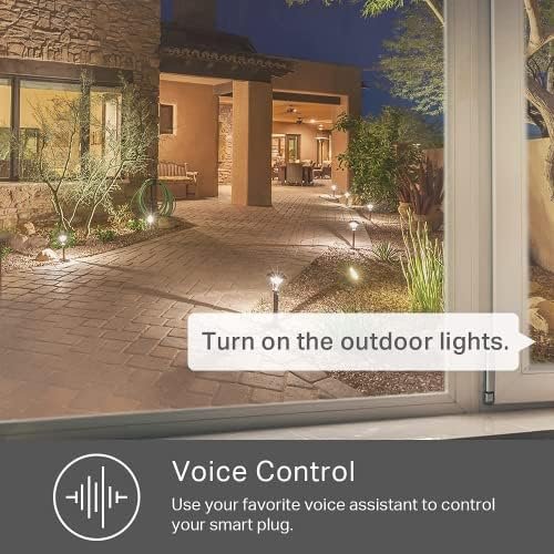 Kasa Smart Outdoor Smart Plug KP400, Smart Home Wi-Fi Outlet with 2 Sockets 3
