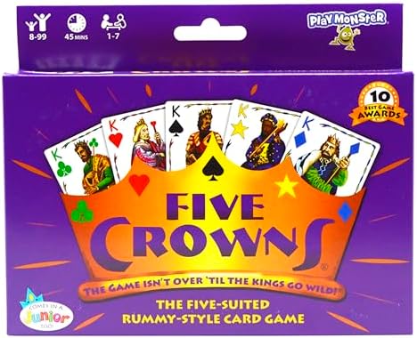 PlayMonster Five Crowns — The Game Isn't Over Until the Kings Go Wild!