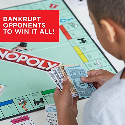 Monopoly Game, Family Board Games for 2 to 6 Players & Kids Ages 8 and Up 4