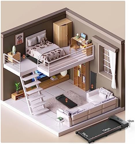 TODO Under Desk Treadmill Portable Walking Pad Treadmill, Quiet Flat Slim 3