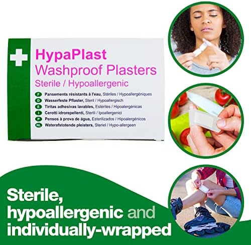 Safety First Aid Group HypaPlast Clear Washproof Assorted (Pack of 100) 3