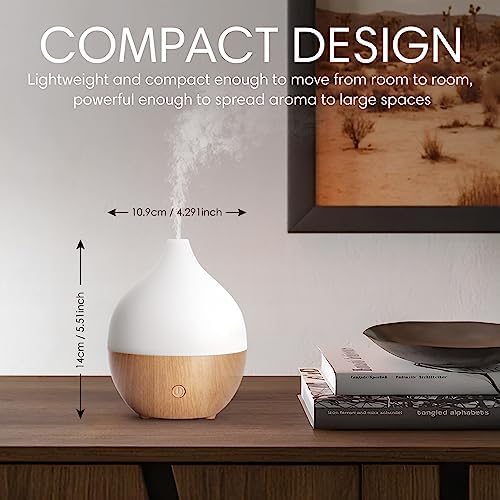 SALKING Essential Oil Diffuser, 100ml Small Aromatherapy Diffuser, Ultrasonic 5