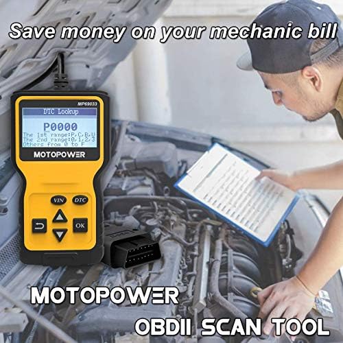 MOTOPOWER MP69033 Car OBD2 Scanner Code Reader 7