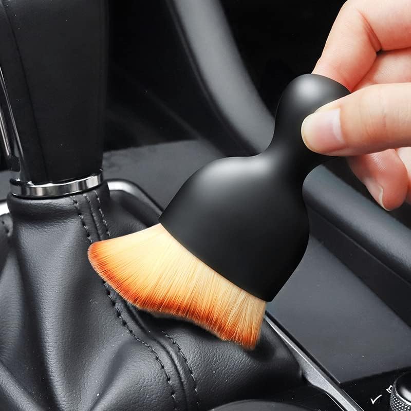 Vingtank 4 Pack Car Interior Cleaning Soft Brushes， Car Interior Beauty 3