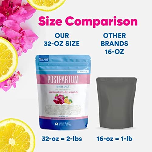 Postpartum Sitz Bath Soak (2 Lbs) Postpartum Care for New Moms Bath Salt 4