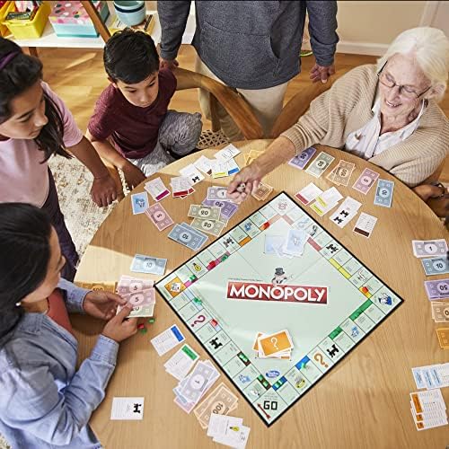 Monopoly Game, Family Board Games for 2 to 6 Players & Kids Ages 8 and Up 9