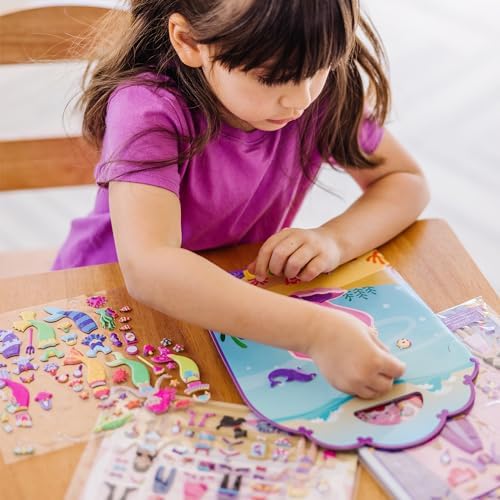 Melissa & Doug Puffy Sticker Activity Books Set: Dress-Up, Princess, Mermaid 6