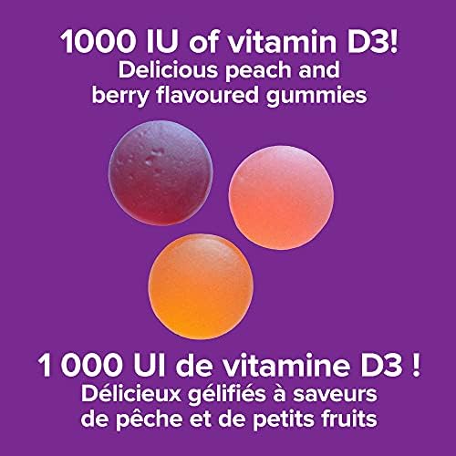 Webber Naturals Vitamin D3 1000 IU, 90 Gummies, For Healthy Bones, Teeth 5