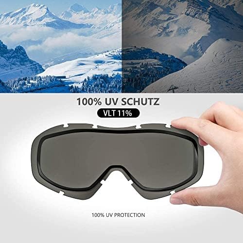 OutdoorMaster OTG Ski Goggles – Over Glasses Ski/Snowboard Goggles 2