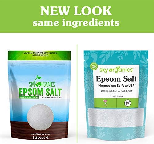 Sky Organics Epsom Salt – 100% Pure Magnesium Sulfate, USP Grade, Kosher 2