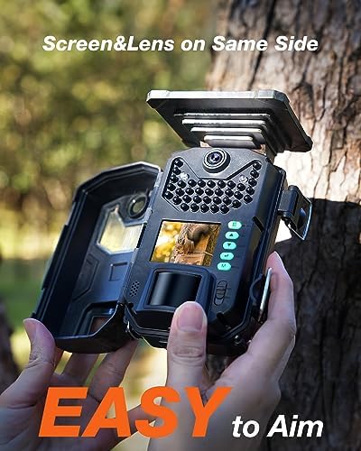 Solar Trail Camera 1520P 30fps 36MP, iZEEKER Game Camera 6