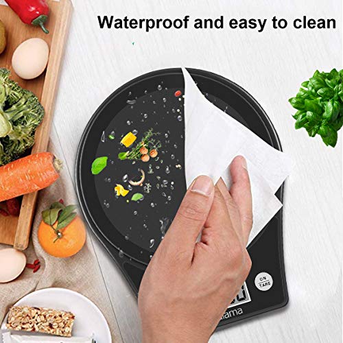 Malama Kitchen Scale, Digital Food Scale High Accuracy Multifunction 5