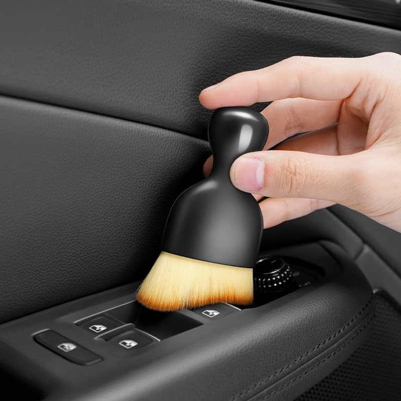 Vingtank 4 Pack Car Interior Cleaning Soft Brushes， Car Interior Beauty 5