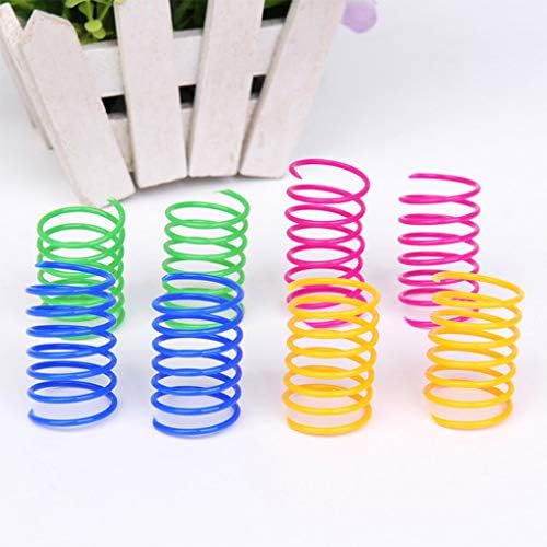 Andiker Cat Spiral Spring, 12 Pc Cat Creative Toy to Kill Time and Keep Fit 5