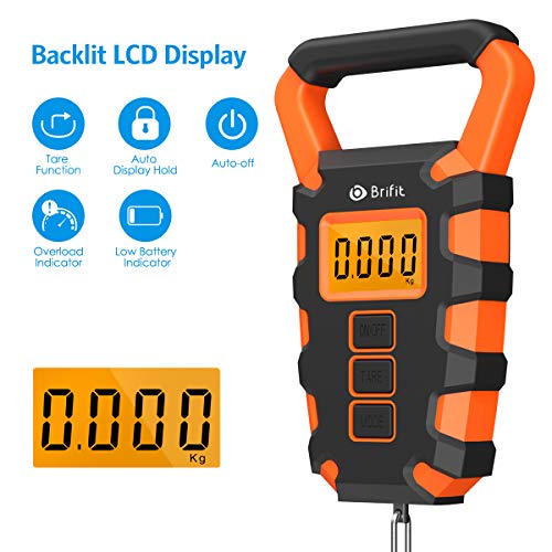 Newest Digital Fishing Scale with Ruler, 15g/50kg Electronic Digital Luggage Scale 4