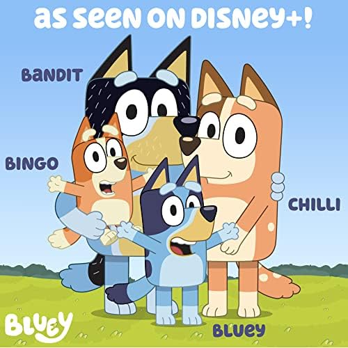Horizon Group USA Bluey Sticker Playset, 2 Sticker Play Scenes, 35+ Reusable 6