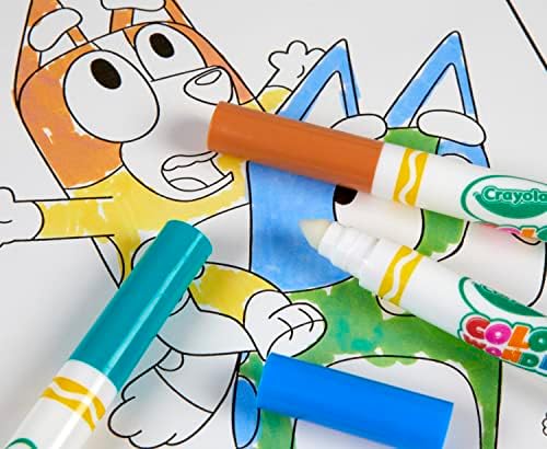 Crayola Bluey Color Wonder Coloring Set, 18 Bluey Coloring Pages, Mess Free 5