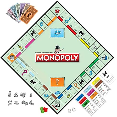 Monopoly Game, Family Board Games for 2 to 6 Players & Kids Ages 8 and Up 3