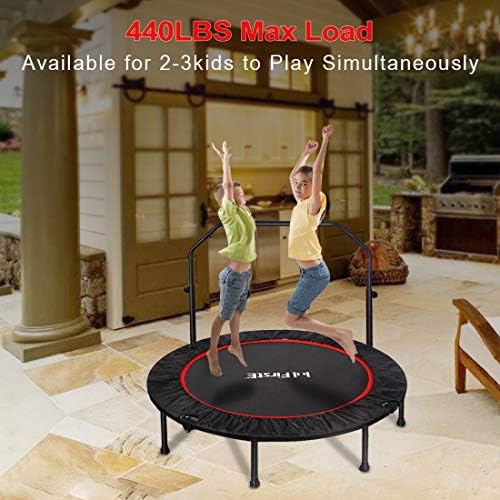 FirstE 48″ Foldable Fitness Trampolines, Rebound Recreational Exercise 6