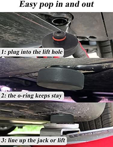 SYOAUTO Jack Pad for Tesla Model 3/Y/S/X Tesla Pucks Rubber 6