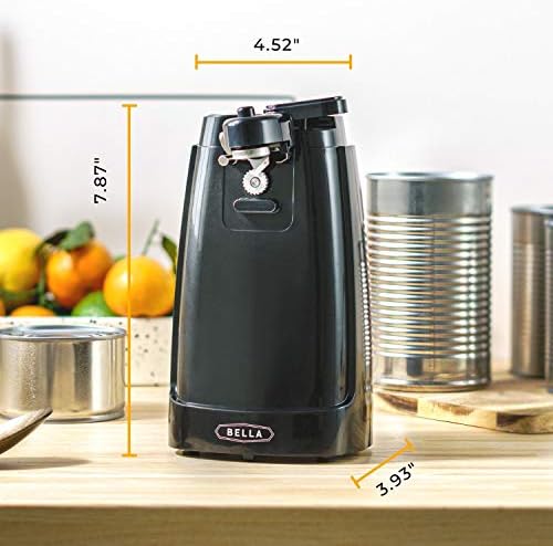 BELLA Electric Can Opener and Knife Sharpener, Multifunctional Jar and Bottle 7