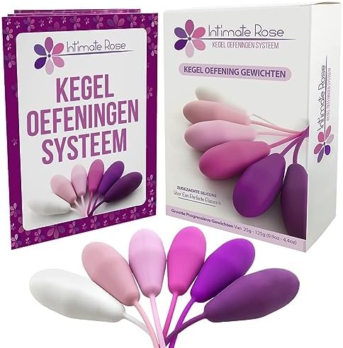 Kegel Exercise System - Pelvic Floor Exercises - Set of 6 Premium Silicone Kegel